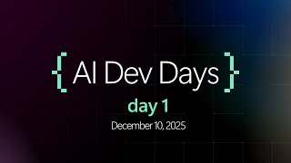 AI Dev Days: Building AI Applications