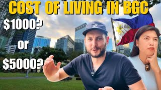 The Real Cost of Living in BGC Manila 🇵🇭(This Might Shock You)