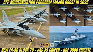 AFP Modernization Program Major Boost in 2025: New FA-50 Block 70 + JAS 39 Gripen + HDF 3500 Frigate