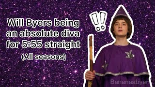 Will Byers being an absolute diva for 5:55 straight💜 (all seasons!)