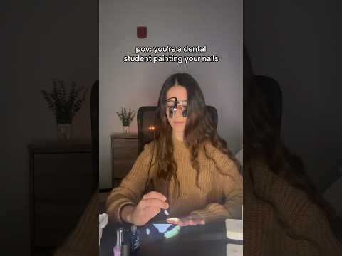 nails & loupes 💅🏼 #dentalschool #dentalstudent #dentist #dental #dentistry #nails #manicure #nail