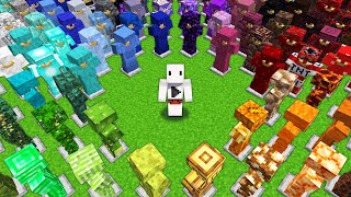 Ich habe RÜSTUNG aus JEDEM BLOCK in Minecraft Hardcore bekommen