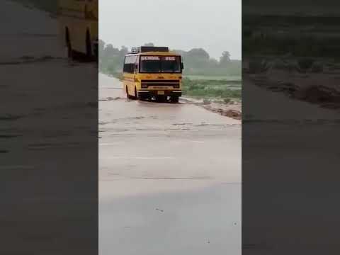Uttarakhand: School Bus washed away by floodwater in Champawat