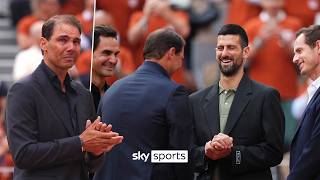 Rafael Nadal honoured at Roland Garros farewell ceremony ❤️