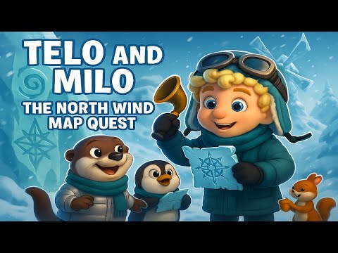 Telo and Milo – The North Wind Map Quest 🌬️🧭