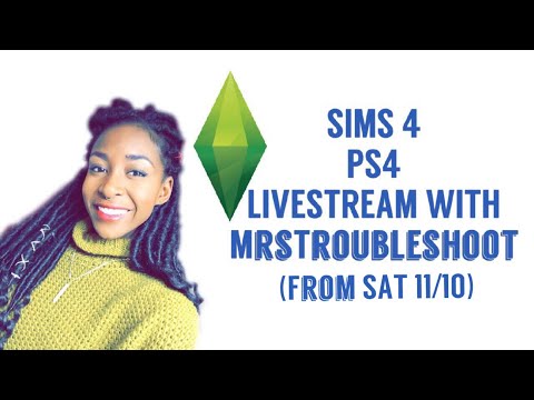 Sims 4 | PS4 - My 1st Build Livestream!^_^