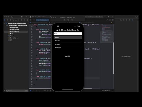 How to Create AutoComplete Search in Swift