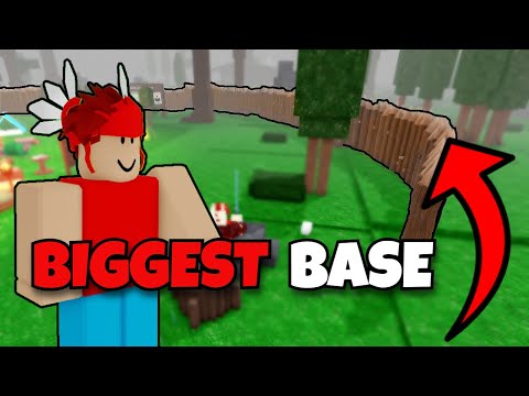 Building The BIGGEST Base in 99 Nights in the Forest