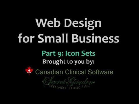 Web Design for Small Business: Part 9 - Icon Sets