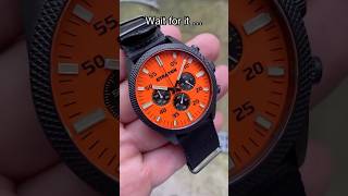 Straton Vintage Driver Chrono Orange Full Lume - #watches #mechanic #engineering #drive #driving