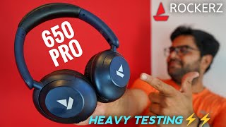 boAt Rockerz 650 Pro Headphone with Touch/Swipe Controls & Dolby Audio ⚡⚡ Worth the Price ??