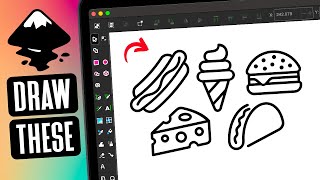 Inkscape Beginner Tutorial: Iconic Stroke Drawings