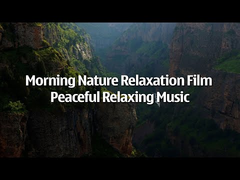 Morning Nature Relaxation: Peaceful Music with Unique Waterfall Scenery