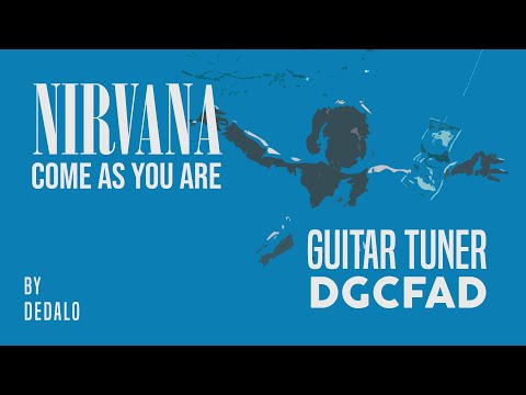COME AS YOU ARE Nirvana | Guitar Tuner DGCFAD | Tune and Play by Dedalo