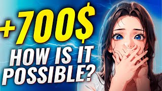 Trading Binary Options 💥Achieving $700 Profit in 5 Minutes—Watch My Strategy 🤯