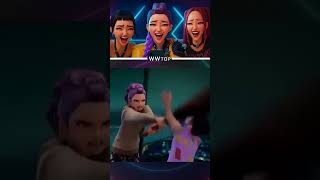 Did you see that? 😯🤣🤩♥️ KPop Demon Hunters Funny Reactions