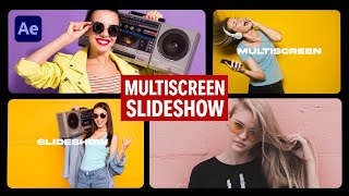 Multiscreen Slideshow in After Effects | After Effects Tutorial | Effect For You