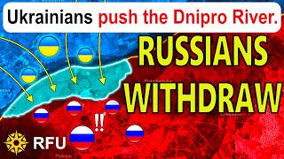 Ukrainians conduct a successful multi-stage assault on the Dnipro islands