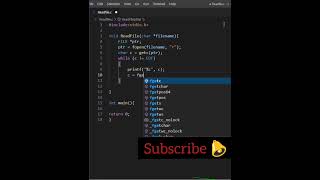 ReadFile in c language || How to file read in c language #shorts #ProgrammerD