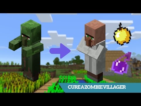 Minecraft | How To CURE A ZOMBIE VILLAGER *Full Tutorial* | Mob Tutorial