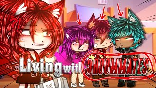 Living with 3 ROOMATES?!😰 // GCMM GACHA CLUB MINI MOVIE