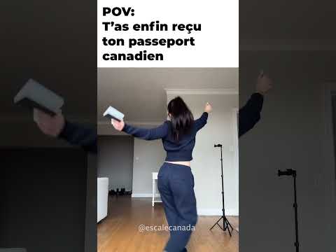 Ce moment où tu reçois enfin ton passeport canadien ! 🇨🇦🎉