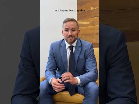 Clark the Shark talks about why gathering evidence early in a case is important