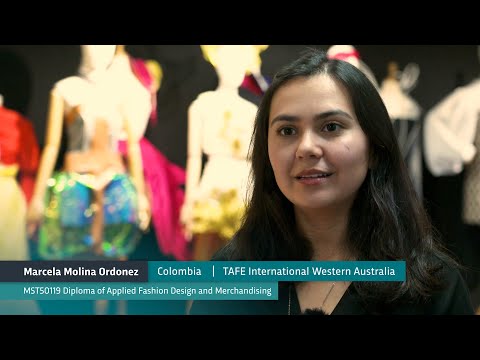 Marcela talks about studying Fashion Design at TAFE International Western Australia