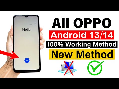 All Oppo ANDROID 13/14 : Google Account Bypass - 100% Working Method - (Without PC)