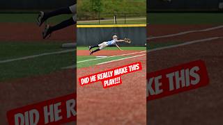 🎯 TOP PLAY ALERT! | Superman Dive at 1st Base 💥#baseball #highlights