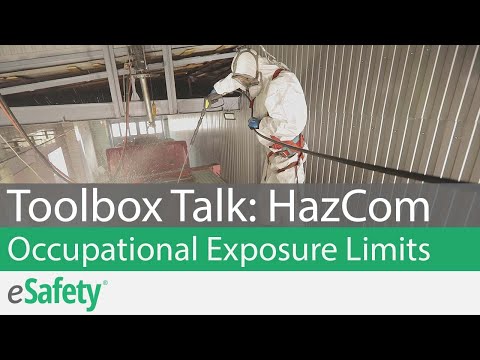 2 Minute Toolbox Talk: HazCom - Occupational Exposure Limits