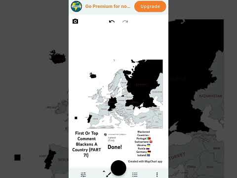 First Or Top Comment Blackens A Country! #Mapping #Mapper #Europe