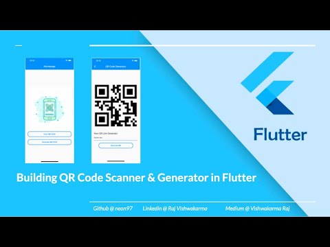Flutter || QR Code Scanner & Generator