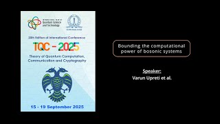 03 Bounding the computational power of bosonic systems