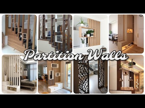 50+ Stylish Partition Wall Design Ideas for Living Rooms: Separators and Dividers