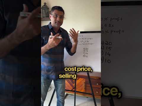 SOLVED IN 1 MINUTE: CAT 2024 Quant Question on Percentage, Profit and Loss. ✔️