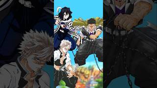 Sanemi & Obanai vs Gyomei Himejima #demonslayer #kny #anime