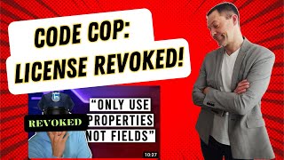 Code Cop #3 - The Response. Result: Code Cop License Revoked