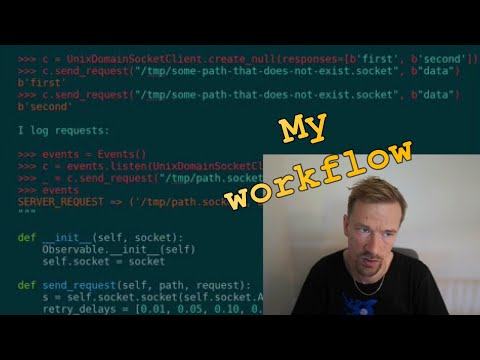My workflow for making changes to software.
