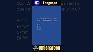 c programming MCQ #11  #coding #cmcq #strings #programming #filehandling #filefunction