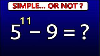 Can You Solve This Without a Calculator?| Exponent Tricks Math Olympiad |  Algebra Simplification