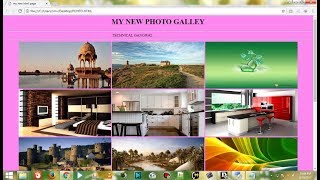 HOW TO CREATE A PHOTO GALLERY || PHOTO GALLERY KAISE BANAYE IN HTML