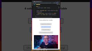 4 color variations from 1 variable super easily