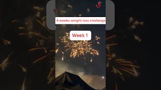 Week 1 update of 4 weeks weight loss challenge #fitnesschallenge #weightloss