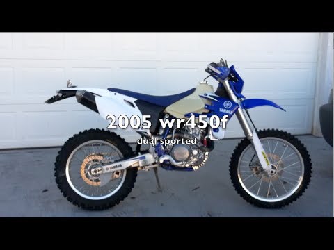 05 wr450f Walk around And yz rear fender mod