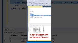 #SQL Case Statement in a Where Clause. #datascience #programming #coding #sqltips