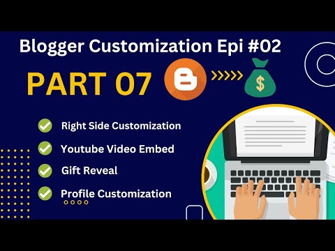 Blogger Website Customization EPI#02 2023 || how to embed youtube video
