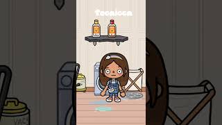 Naughty girl kills her brother😱😭 #tocaboca #tocalifeworld #tocashorts