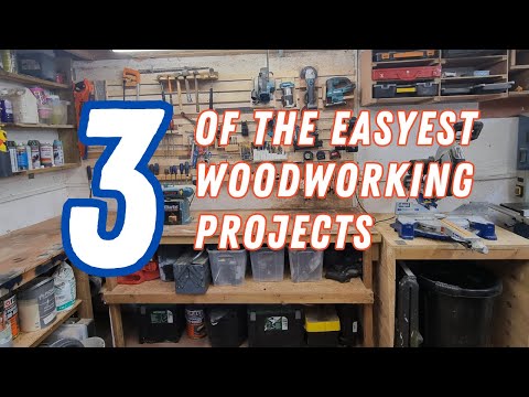 Three FUN and EASY woodworking projects