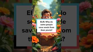 ELI5: Why do some people save seeds from their plants? #eli5 #SimplyExplained #ELI5 #FunFacts